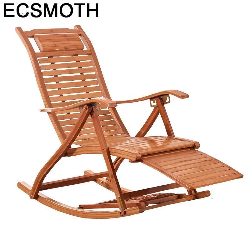 Расслабляющее кресло качалка из бамбука Cama Plegable Fauteuil Salon Sillones imperno Para Sala Sillon