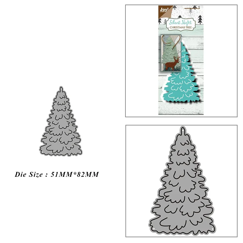 

Christmas Tree Metal Cutting Dies for DIY Scrapbook Album Paper Card Decoration Crafts Embossing 2021 New Dies
