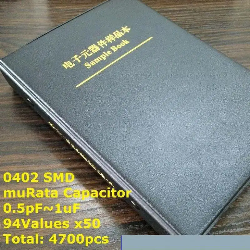 0402 Japan muRata SMD Capacitor Sample book Assorted Kit 94valuesx50pcs=4700pcs (0.5pF to 1uF) | Обустройство дома