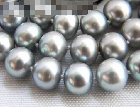 > 3 нити серый круглый пресноводный жемчуг Mabe застежка браслет