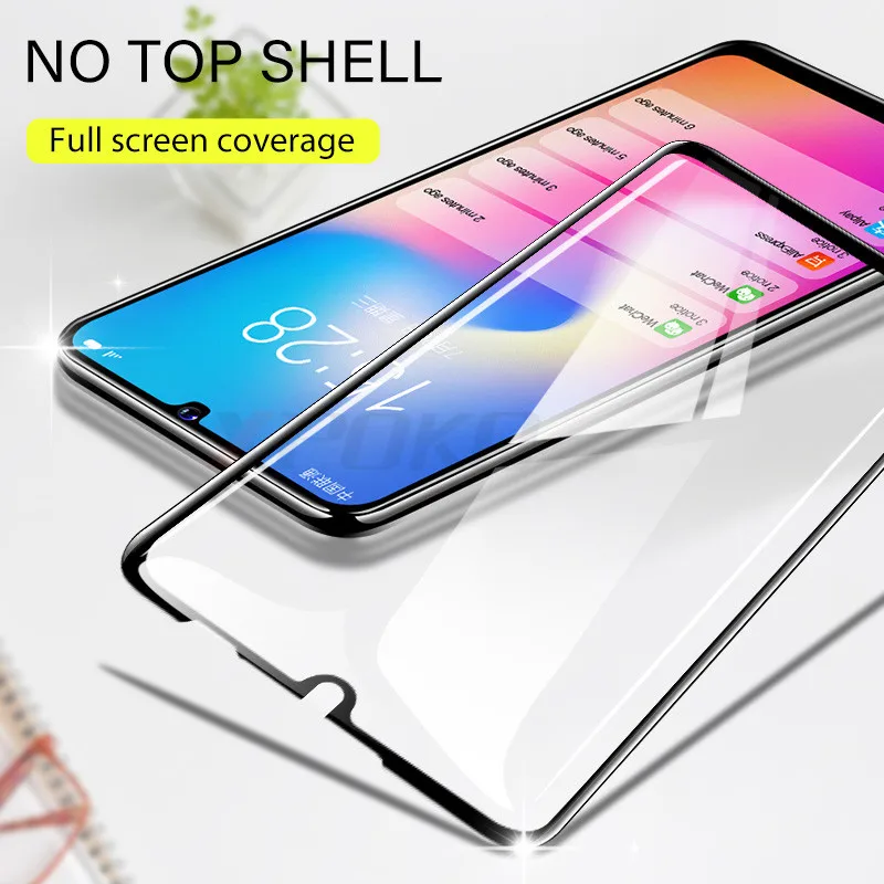 Закаленное стекло с полным покрытием для Xiaomi Redmi Note 7 6 5 Pro пленка экрана 6A K20