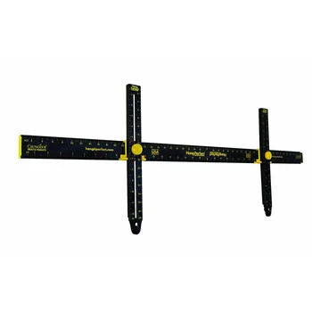 

1 X Picture Frame Hanging Tool Hole Punch Locator Measuring Ruler Aluminum Alloy