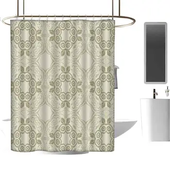 

Extra Long Shower Curtain Bath Room Decoration Fabric Shower Curtain Tropical