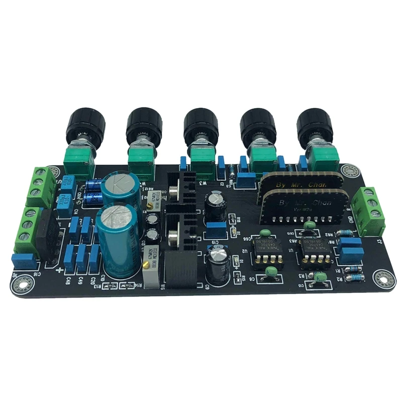 

Preamp Tone Board UPC4570C OP AMP Stereo Preamplifier Volume Tone Control Super