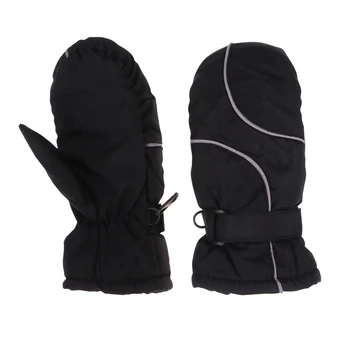 

Children Sports Gloves Warm Thicken Mitts with Fasten Band for Mountain Climbing Hiking Gloves Ski Riding Outdoor Activities