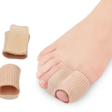 Эластичная волоконно-Гелевая косточка на большом пальце, разделитель для ноги, вальгусная фиксатор, большая опора для ног