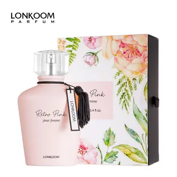 

LONKOOM Perfume for Men Valentines Day Gift RETRO PINK Floral-Fruity Fragrance Men's Eau De Toilette 100ml Spray Free Shipping