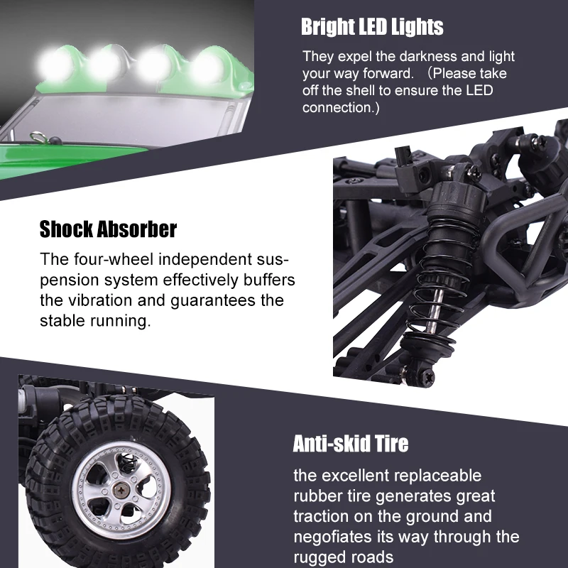 HBX 12891 DUNE Thruster 1:12 2,4G 4WD Drift пустынный грузовик внедорожник 35 км/ч высокая скорость гоночный альпинист RC автомобиль игрушка для детей