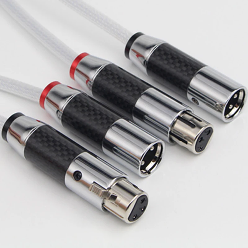 HIEnd Silver Plated XLR Audio Balanced Cable HIFI XLR Male Female
