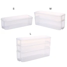 Коробка для яиц пластиковый контейнер для хранения многослойный Crisper еда в холодильнике коробка для хранения с крышкой для кухни холодильник шкаф Органайзер