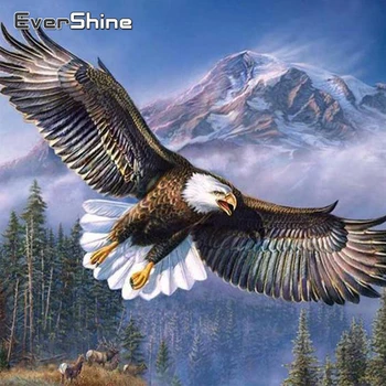 

Diamond Painting Full Square Animals Diamond Embroidery Cross Stitch Eagle Diamond Mosaic Rhinestones Picture Resin Drill Decor