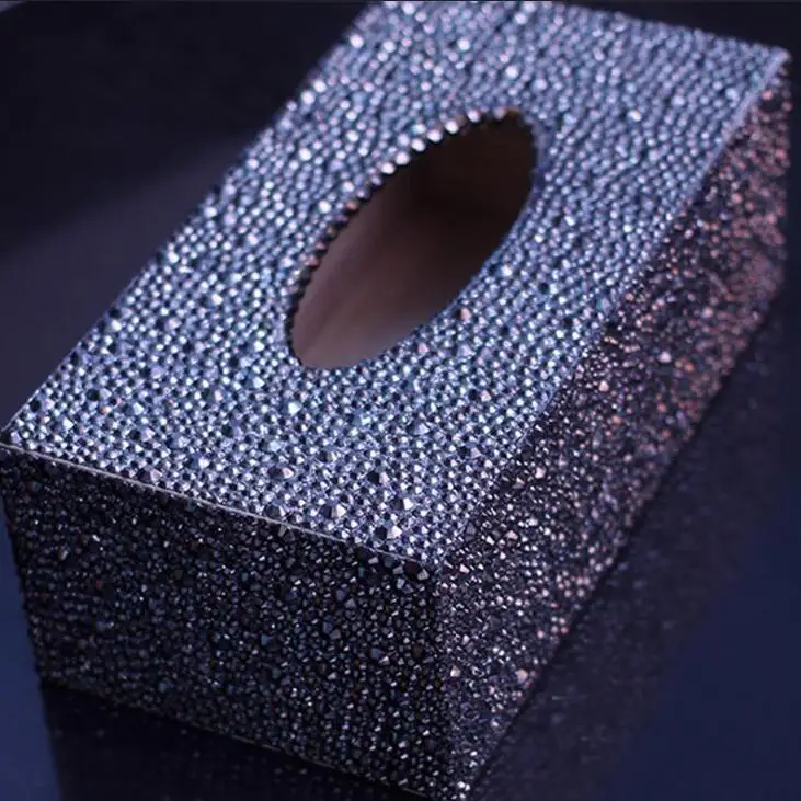 

Newest Special Shape Diamond Painting Handmade DIY Tissue Box Home Office Car Crystal Diamond Embroidered Cross Stitch