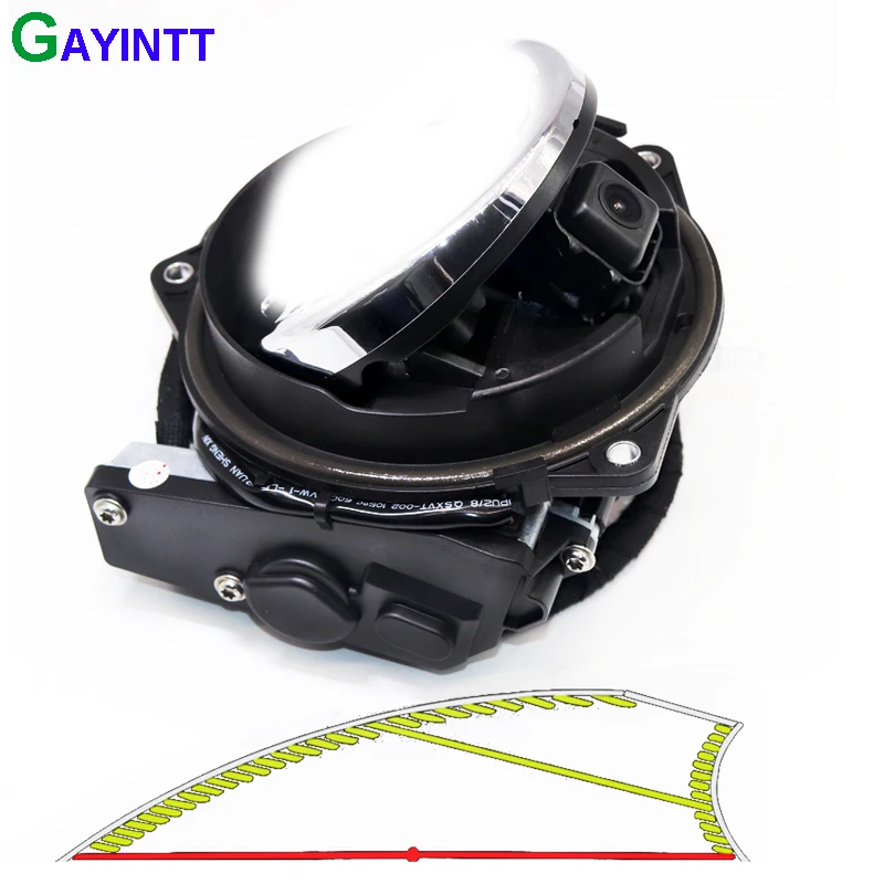 

170° 1080P Badge Flip Emblem CVBS RGB RCD330 Car Rear View Camera For VW Golf Polo CC Beetle Magotan B6 B7 B8 EOS T-roc Passat R