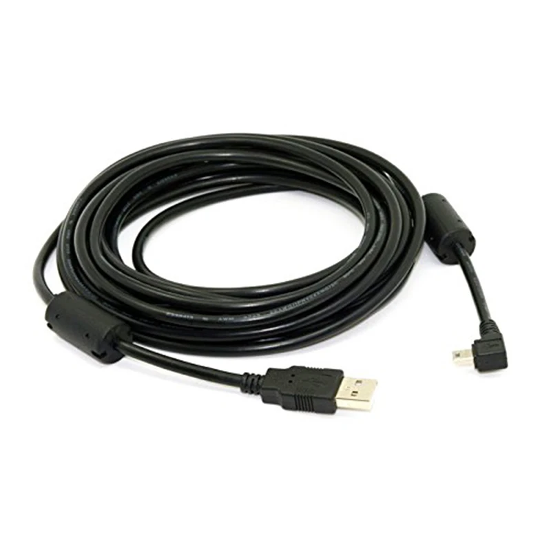 Мини USB B Тип 5pin мужской прямоугольный 90 градусов к 2 0 Мужской кабель для передачи