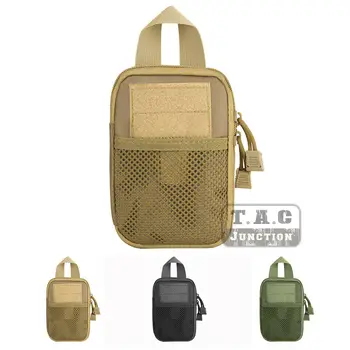 

Tactical Mesh Micro Pocket Organizer 16*10cm MOLLE PALSEDC Utility Gadget Tools Pouch For Outdoor Hunting Shooting Sundries Bag