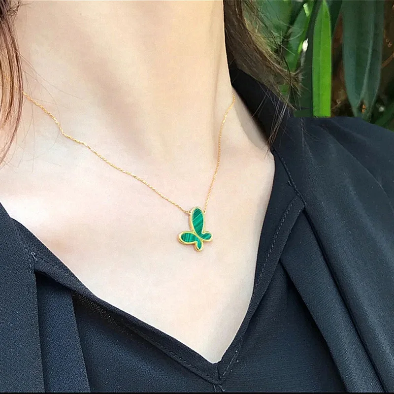 Green Oval Gem Necklace – MM
