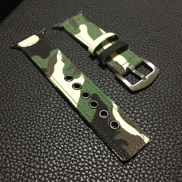 

Classic style Strap nylon loop For Apple Watch Band 42MM 38MM 40mm 44mm series 5 4 3 2 1 for iWatch Band Sports Buckle