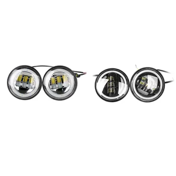 

2 Pcs4-1/2 Inch 4.5 Inch Led Passing Light Drl Led Fog Lamps for -Davidson Motorcycles Auxiliary Light Bulb Motorcycle Pro
