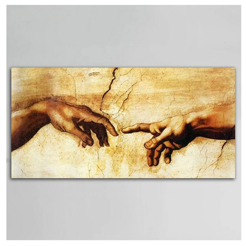 Large 5d Diy Rhinestones of Pictures Diamond Painting Creation Of Adam girl Diamond Embroidery Full Square Round Sticker