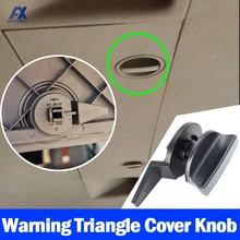 Clip de cubierta triangular de advertencia para puerta trasera de coche, soporte de compartimiento, perilla de giro, montaje de bloqueo, para VW Tiguan 5N MK1, Touran 2003 - 2015