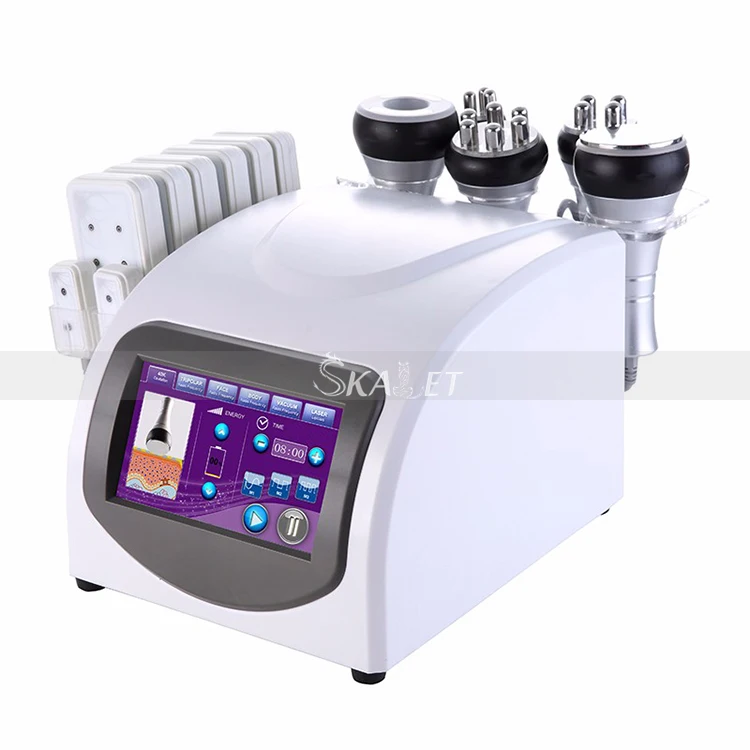 

Newest 6 In 1 Vacuum Radio Frequency 40k Cavitation Laser Liposuction Machine Skin Tightening Remove Wrinkles Beauty Machine