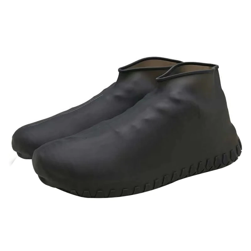 B Модная обувь, покрытие из водонепроницаемого материала, многоразовое покрытие на обувь от дождя, Резиновые Нескользящие непромокаемые сапоги, мужская и женская обувь, аксессуары - Цвет: B