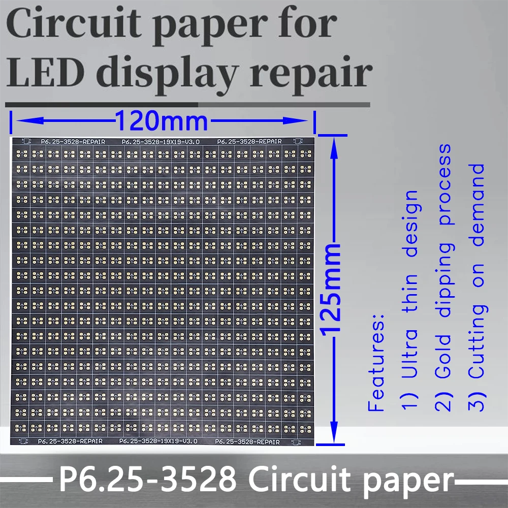 P6.25 Series Circuit Paper Led Module Pcb Pad Repair P6.253528/3535