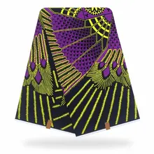ESEWING высокое качество Анкара африканская вощеная ткань принтом хлопок 6 ярдов швейный материал для платья Гана Нигерия восковая ткань 27