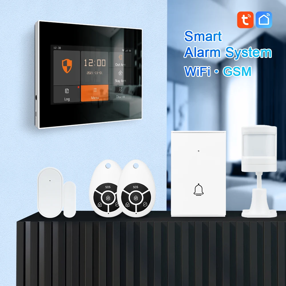 tuya, wi-fi, gsm, proteção contra ladrões, controle