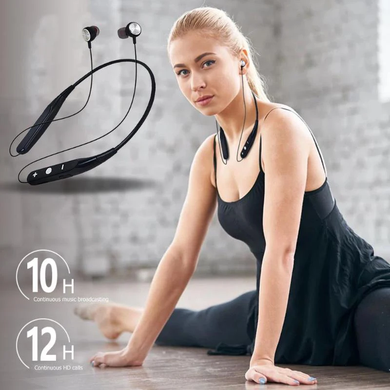 Bluetooth наушники спортивные беспроводные наушники Поддержка Tf карты Bluetooth 5,0 гарнитура бас с микрофоном для Iphone Xiaomi