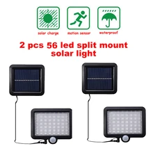 2/4pcs Outdoor Garden Fence light Solar Power LED Solar Wall lamp Night Light-Sensitive Security Gate Porch Path Patio Fence lig