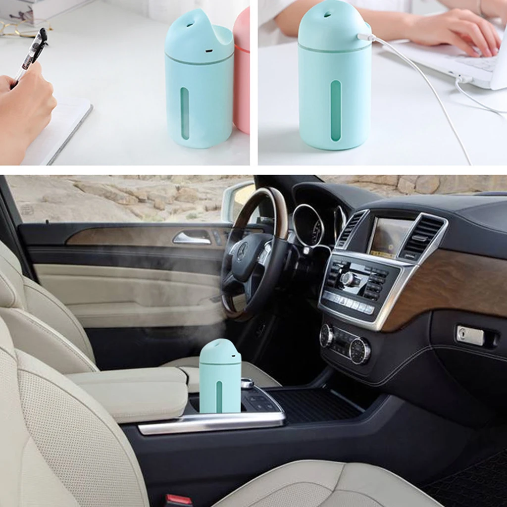 Portable USB 320ML Mini Cool Mist Air Humidifier for Car Travel Home Offices Outdoor Bedroom Travel Mini USB Air Humidifier