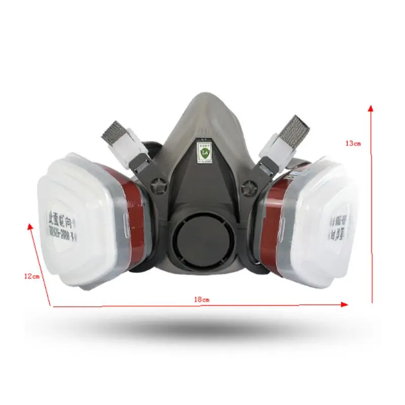 

Painting Spraying Dust Gas Mask Respirator Safety Work Filter Dust Mask For 3M 6200 5N11 6001 501 N95