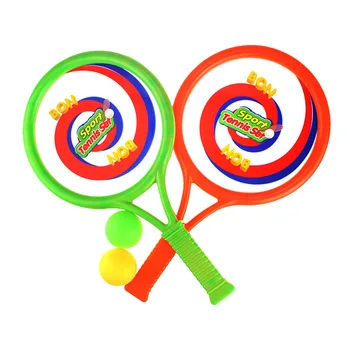 

Plastic Multi Purpose Children Fitness Kids Tennis Racket Practical Portable Beach Garden Intelligence Developing Training