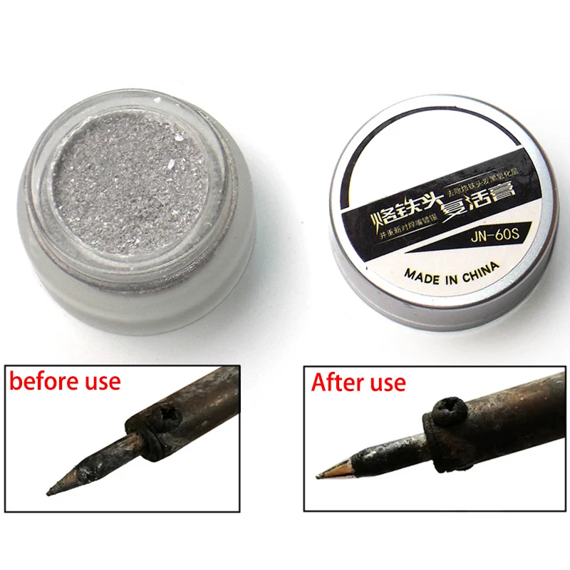 Soldering Tip Solder paste Repair Tools Soldering Iron Tip Refresher Clean Paste for Oxide Solder Iron Tip Head Resurrection