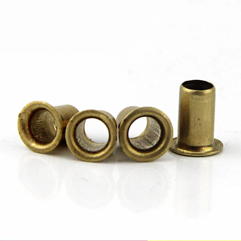 100pcs M1.7 brass rivet hollow rivets stand alone percussion riveted