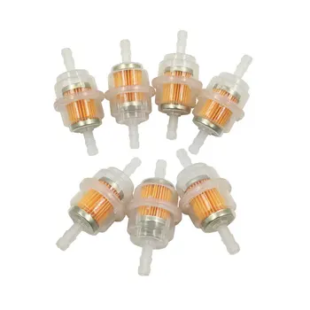 

2pcs Gasoline Filter Big Petrol In-Line Universal Clear Fuel Filters Fits 6 or 8mm Pipe Filter for Scooter Motorcycle Motorbike