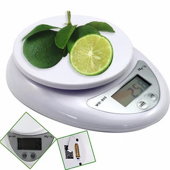

New Kitchen scales 5000g/1g 5kg Food Diet Postal Kitchen Digital Scale for Kitchen Food Baking Diet Postal Weight Balance