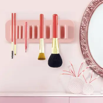 

Toothbrush Storage Holder Environmental Protection Silicone Makeup Brush Drying Rack for Home Organization