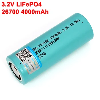 

3.2V 26700 4000mAh LiFePO4 Battery 3C Continuous Discharge Maximum 5C High power battery For Electric car scooter Energy storage