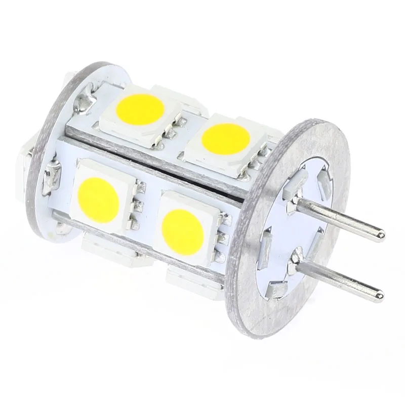 Светодиодная лампа G6.35 с регулируемой яркостью 13LED 5050SMD 12VAC/12VDC/24VDC 2 5 W белый теплый