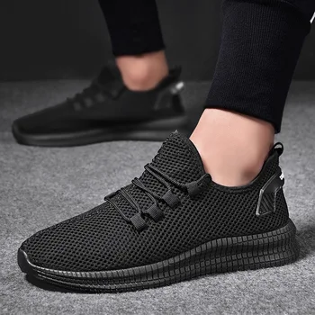 

Mode Mannen Sneakers Tenis Zomer Herfst Lichtgewicht Ademend Mannelijke Schoeisel Schoenen Mannen Lace Up Walking Casual Schoen