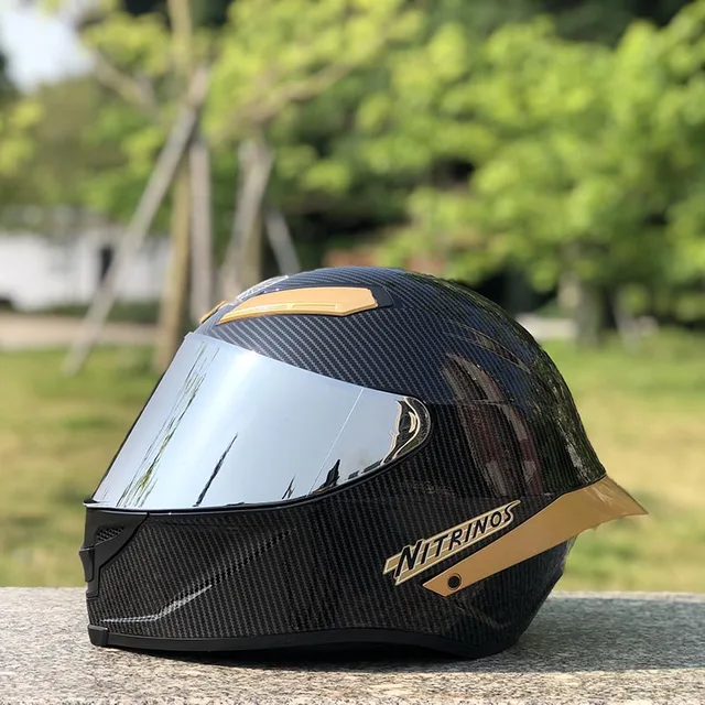 GOLDEN COLOR Helmet Black Carbon Fibre 