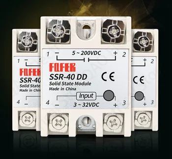 

solid state relay SSR-10DD SSR-25DD SSR-40DD SSR-60DD SSR-80DD SSR-100DD actually 3-32 DC TO 5-60 DC SSR relay solid state