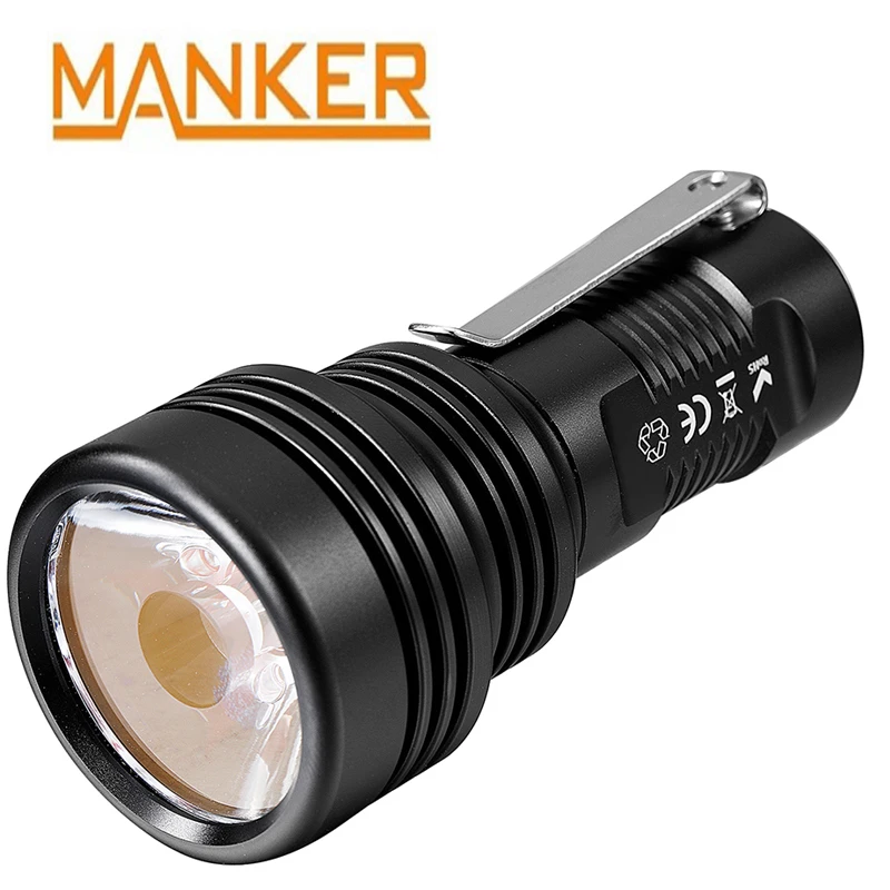 Manker MC13 torcia tascabile a lancio Ultra con LED NM1 (opzione luce  bianca/verde/rossa/blu) batteria ricaricabile USB di tipo C 18350|Torce  LED| - AliExpress