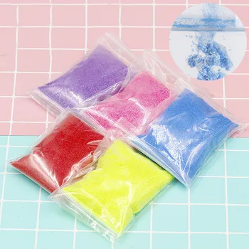 

New 100g/pack DIY Not Wet Soft Magic Sand Handmade Toys Non-toxic Magic Mars Space Sands Educational Toys for children Kids Gift