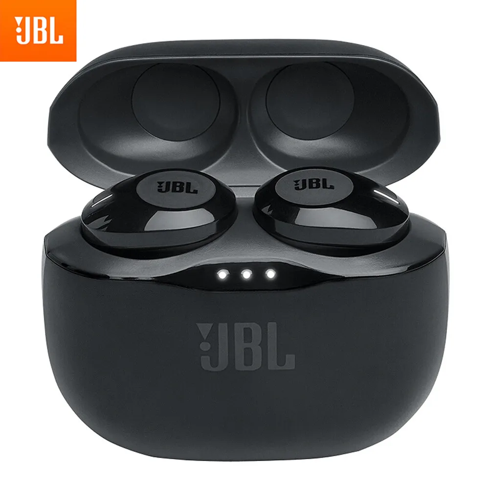 JBL T120TWS настоящие беспроводные Bluetooth наушники TUNE 120 TWS стерео наушники бас звук наушники гарнитура с микрофоном зарядный чехол