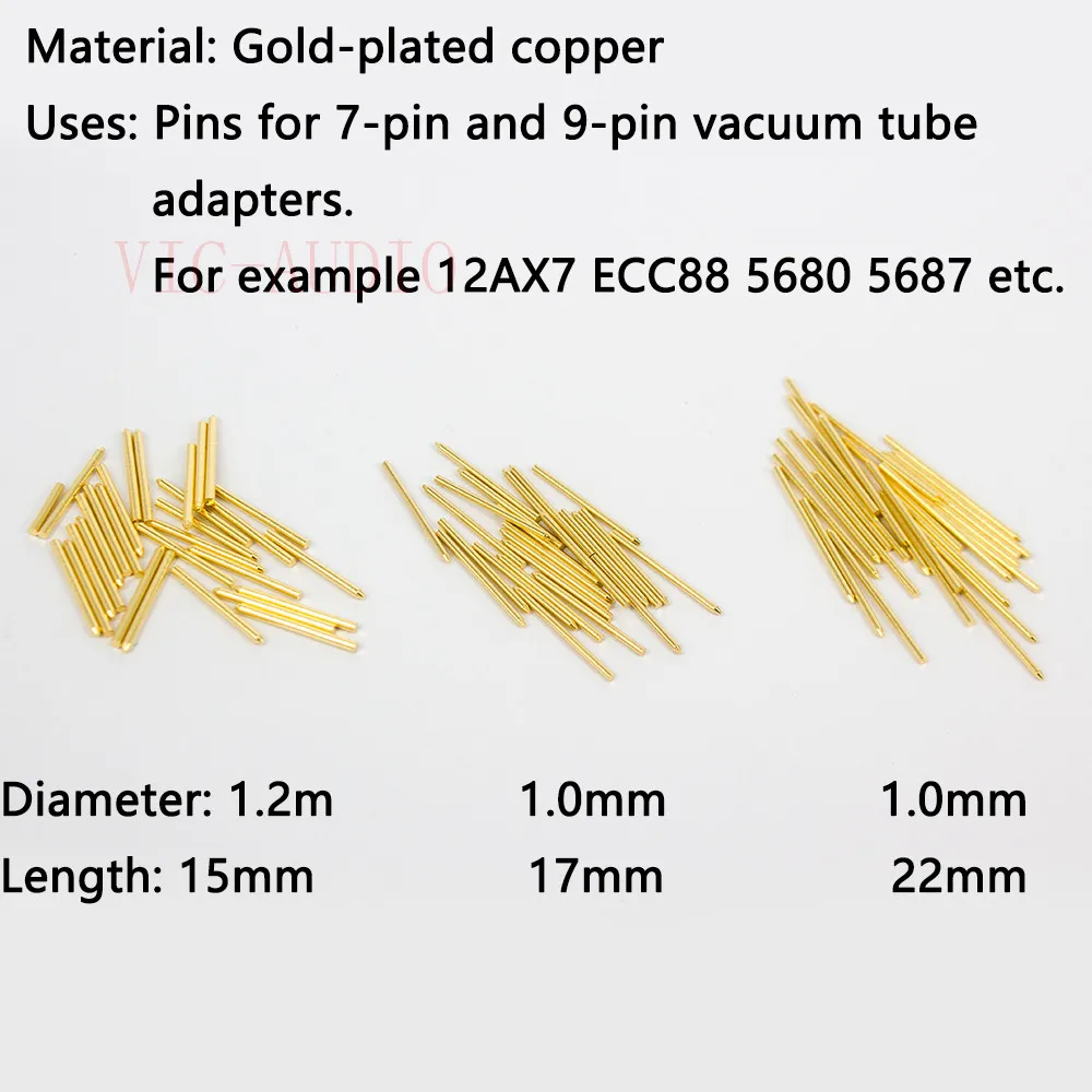 

DIY HIFI Amp Tube Guitar Amplifier Turrets Customized TUBE 7-Pin 8-pin 9-Pin TUBE Foot Nail 50PCS