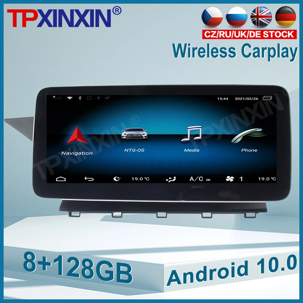 Автомобильная Мультимедийная система на Android 10 0 для Mecerdes Benz GLK X204 2008-2012