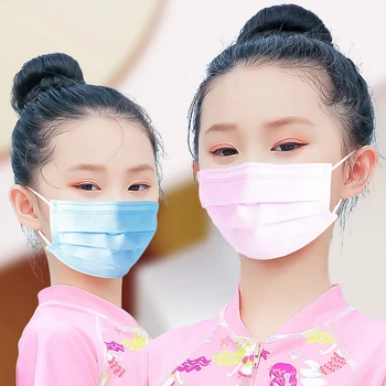 

3 ply Children's Mask Health Elastic Earloop Mask for Kids Disposable Anti-dust Face Masks Dustproof Mouth Mask In Stock